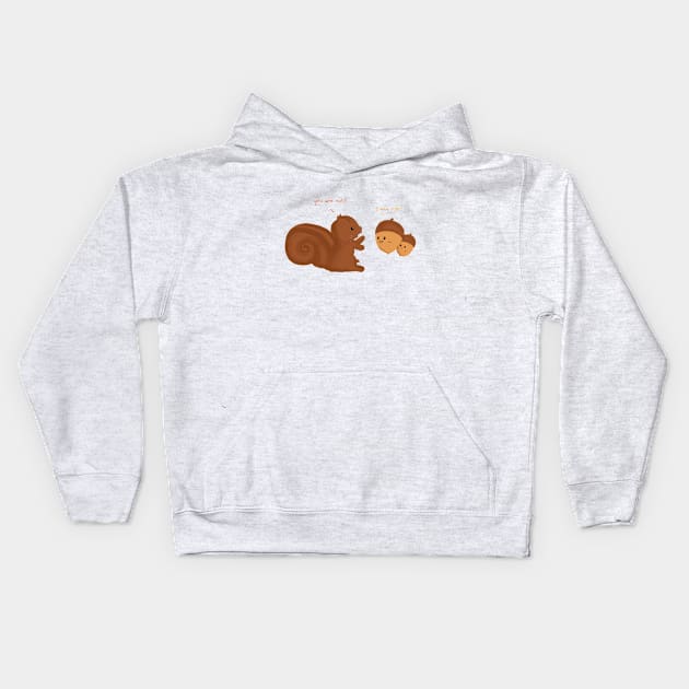 Are you nuts? Kids Hoodie by Korokkei